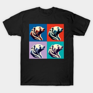 Dynamic Pop Art Bear Print - Transform Your Space with Colorful Energy! T-Shirt